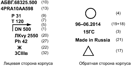 Гост 4666 2015 арматура трубопроводная требования к маркировке