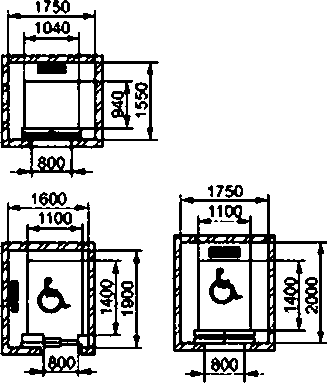 Двери лифта размеры гост